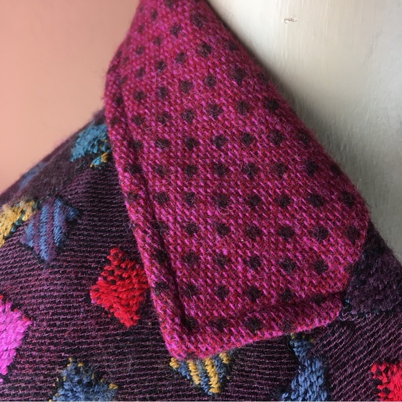 Etro Colorful Textured Wool Blend Blazer - Small - Picture 3 of 16